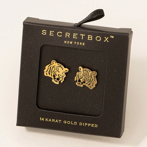 Tiger Stud Earrings