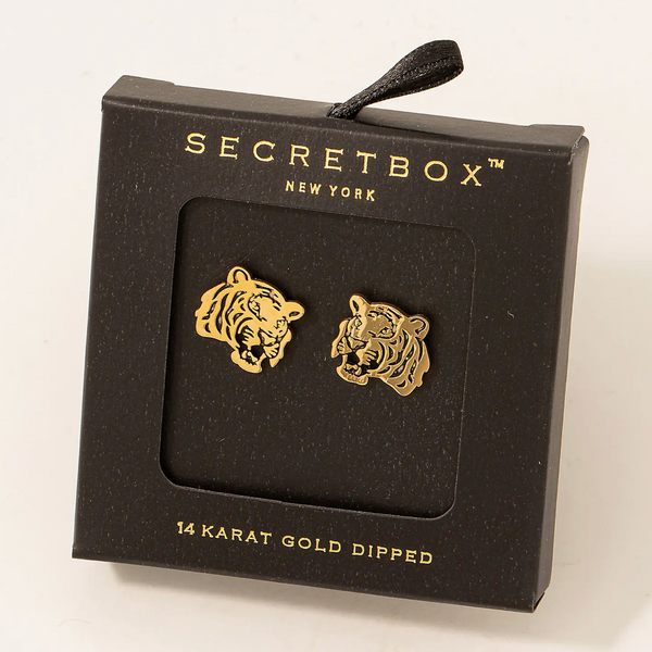 Tiger Stud Earrings