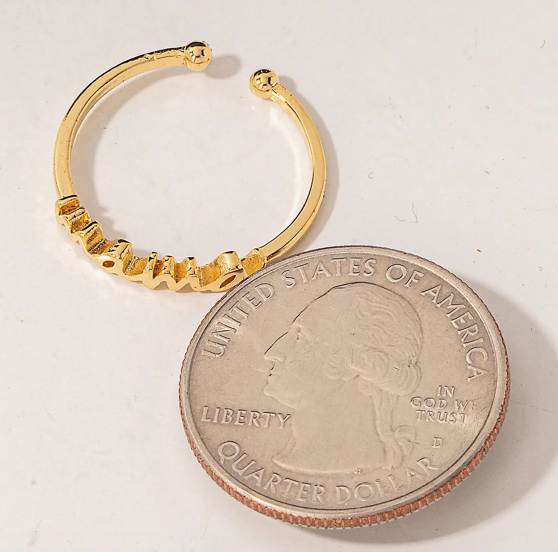 Mama Gold Ring