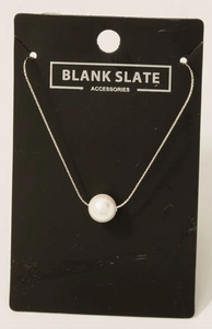 Silver Pearl Necklace
