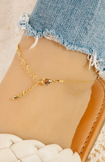 Pearl Gold Anklet