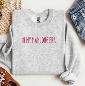 'In My Mahjong' Gray Sweatshirt
