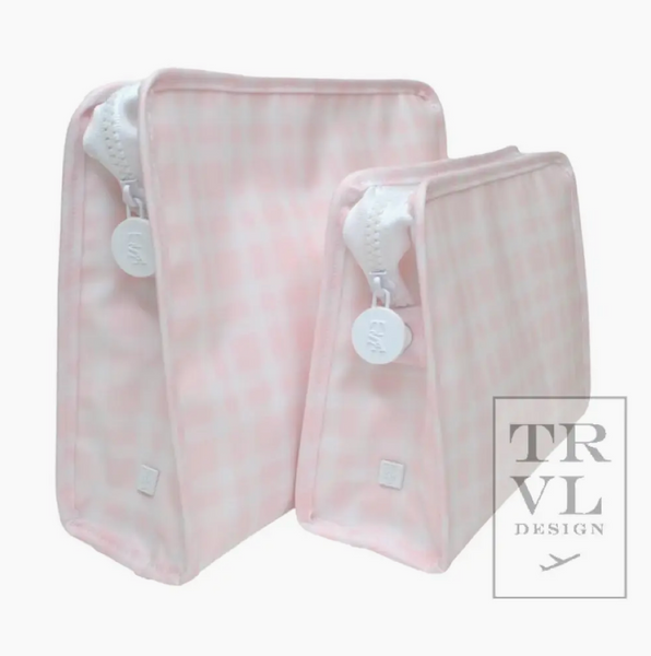 Pimlico Plaid Zip Pouch | Large
