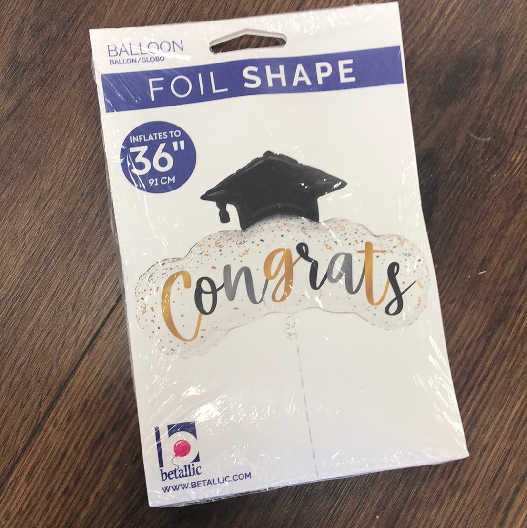 Confetti Grad Balloon