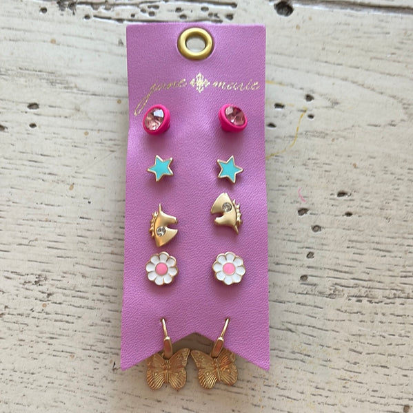 Variety of 5 Earring Styles