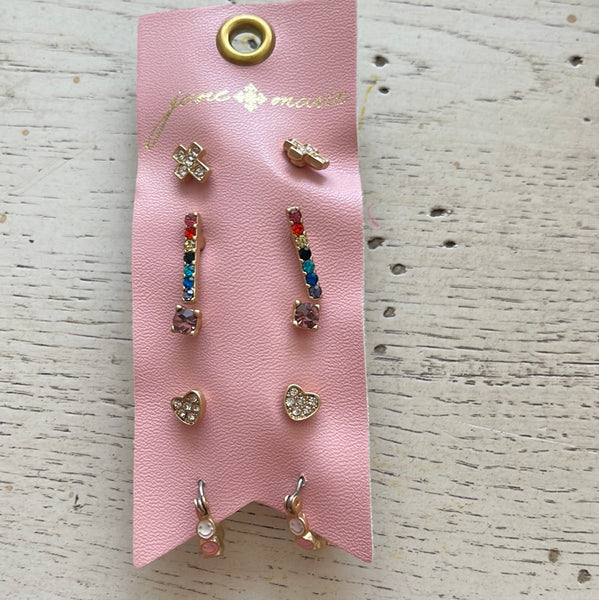 Variety of 5 Earring Styles