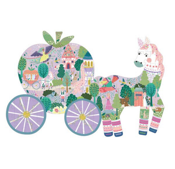 Fairy Tale Horse and Carriage Jigsaw Puzzle