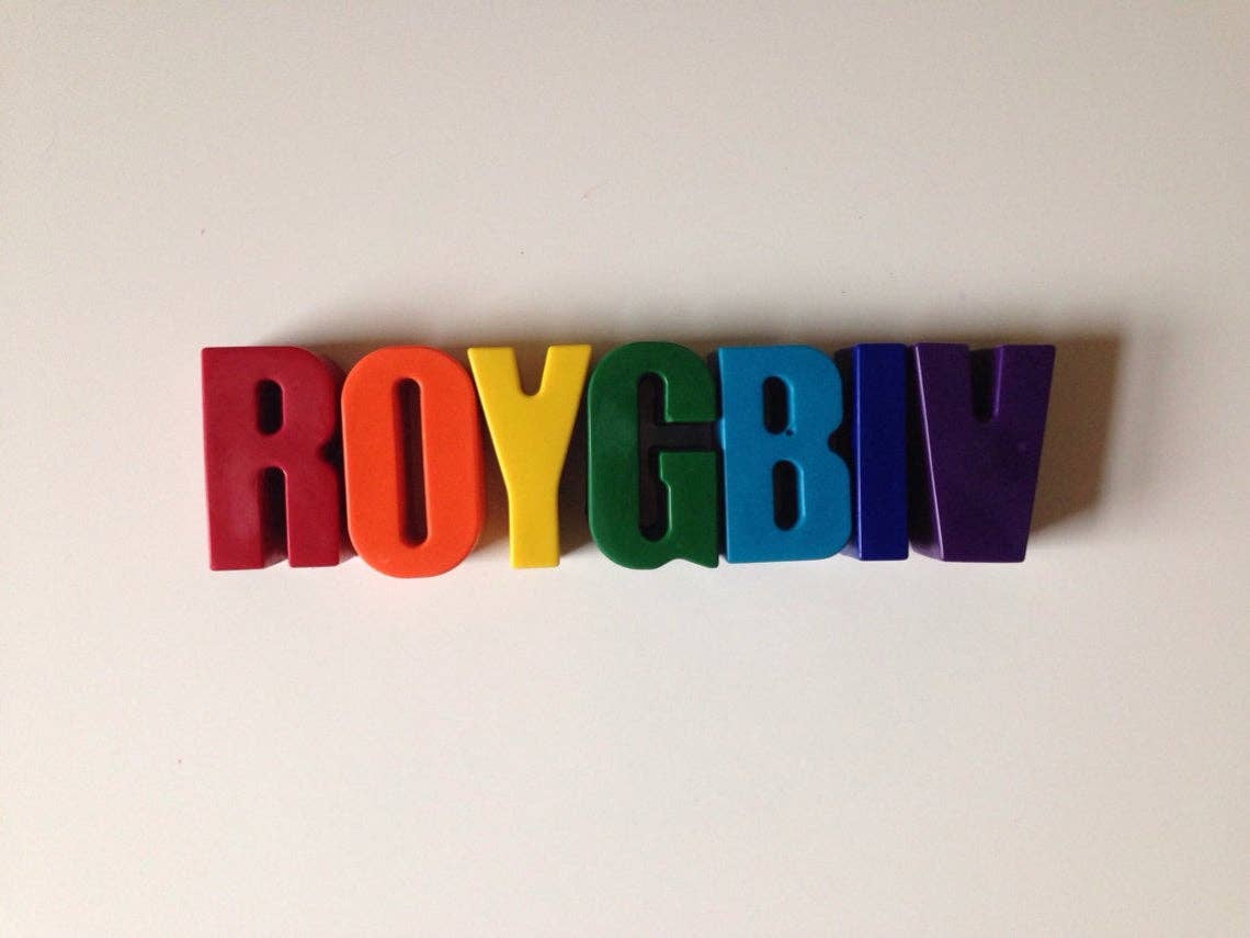ROYGBIV Eco-Friendly Crayons