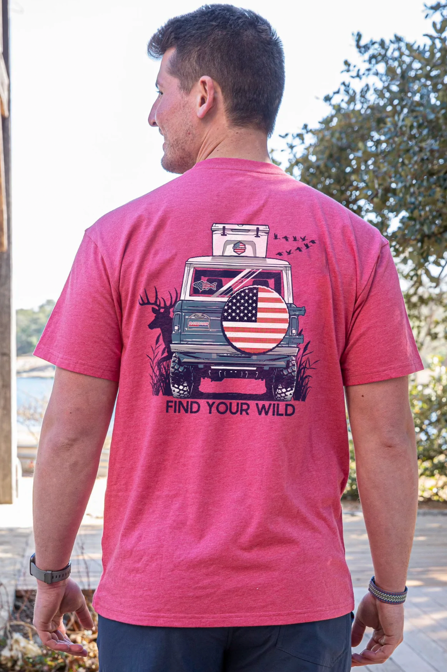 Patriotic Bronco Tee