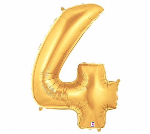 40" Foil Number Four Balloon
