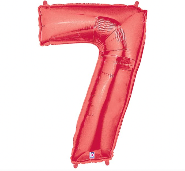 40" Foil Number Seven Balloon