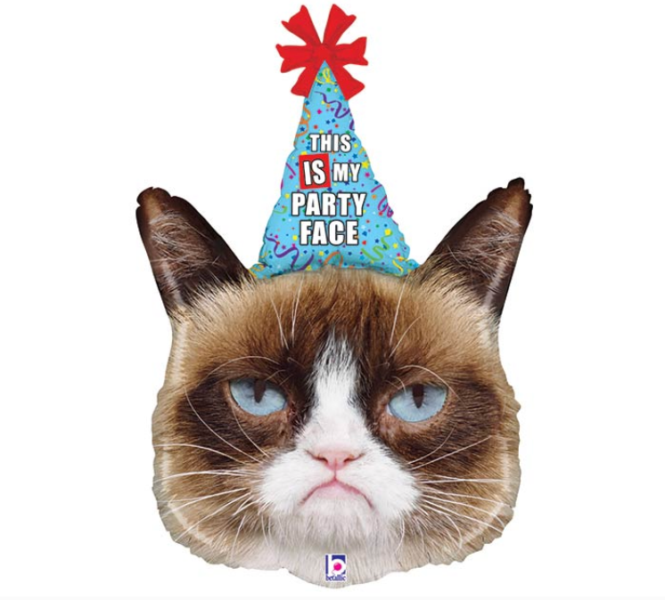 Grumpy Cat Party Balloon