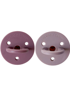 2 Pack Pacifier | Mauvewood + Rose