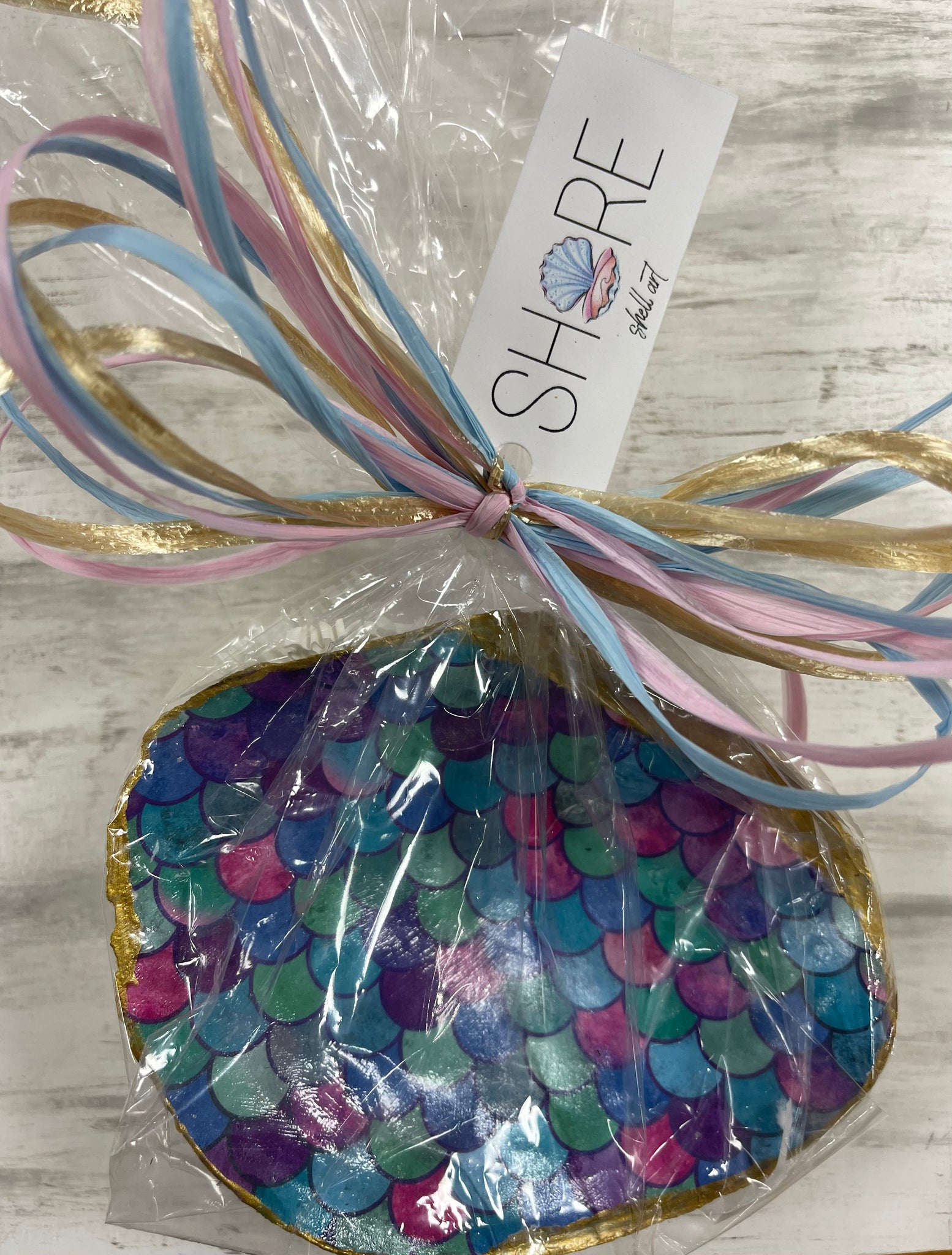 Mermaid Shell with Gift Wrap