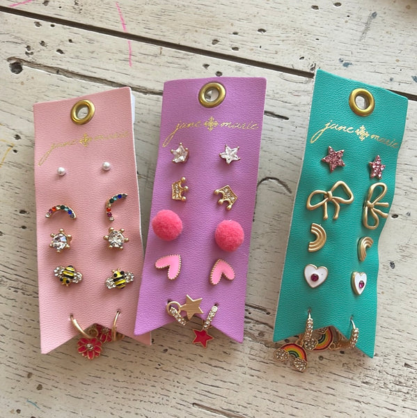 Variety of 5 Earring Styles