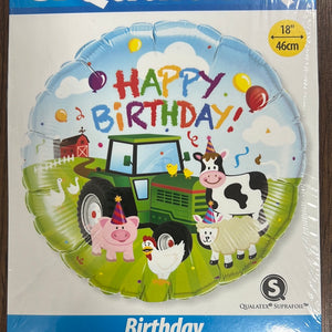 Farm Animal Happy Birthday Balloons