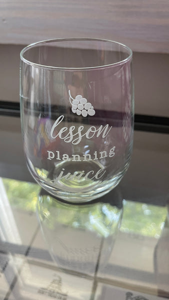 Stemless 17 Oz Wine Glass