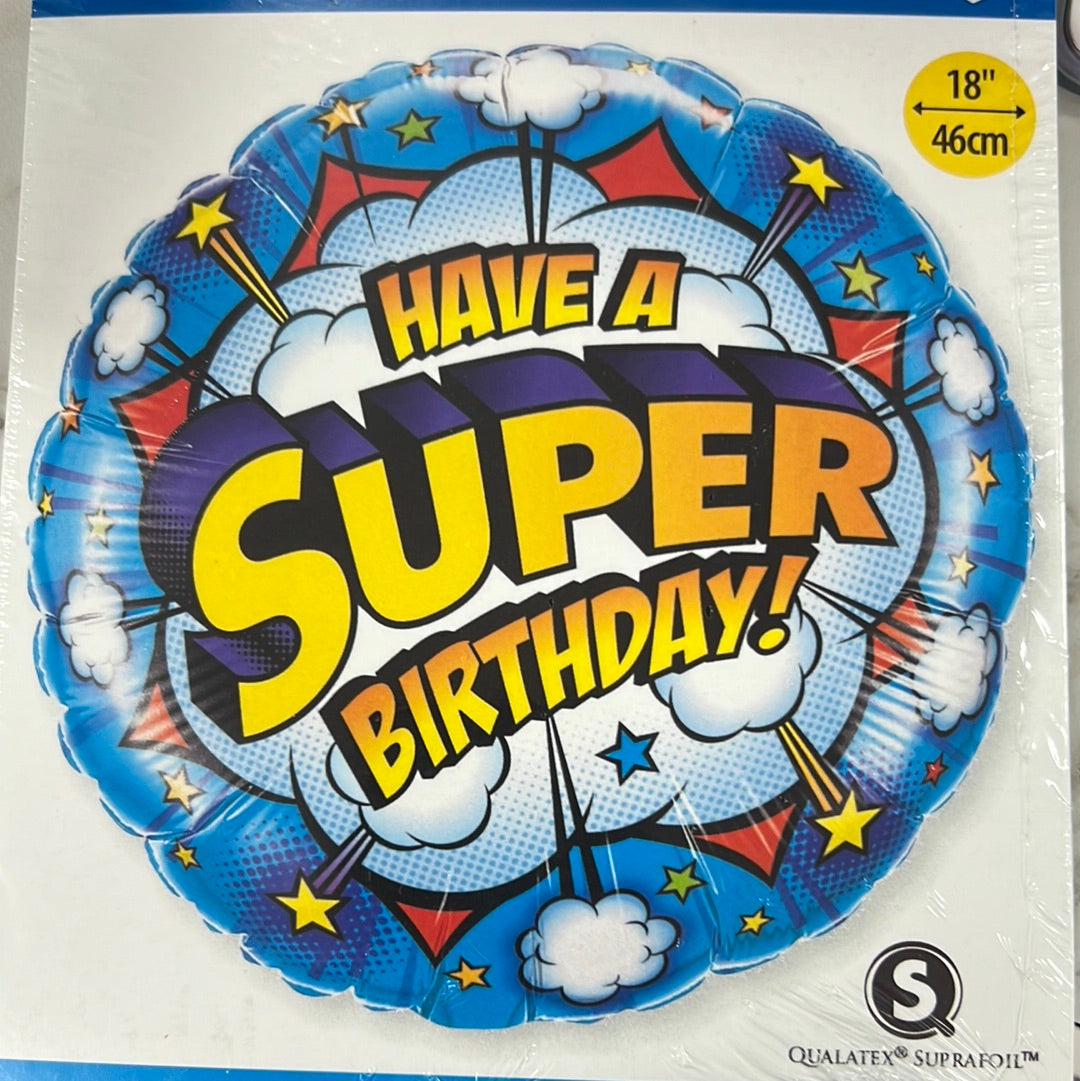 Super Birthday Balloon